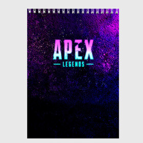 Скетчбук с принтом Apex Legends Neon logo в Новосибирске, 100% бумага
 | 48 листов, плотность листов — 100 г/м2, плотность картонной обложки — 250 г/м2. Листы скреплены сверху удобной пружинной спиралью | Тематика изображения на принте: apex | apex legends | bangalor | bloodhound | caustic | crypto | gibraltar | legends | lifeline | logo | mirage | neon | pathfinder | titanfall | watson | wraith | апекс | неон