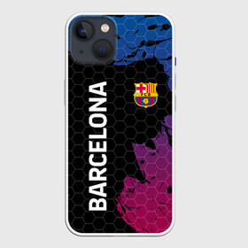 Чехол для iPhone 13 с принтом BARCELONA в Новосибирске,  |  | barca | barsa | barselona | fc barcelona | leo messi | neimar | neymar | барселона | лионель месси | неймар | нэмар | футбол.