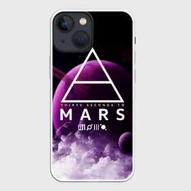 Чехол для iPhone 13 mini с принтом 30 SECONDS TO MARS в Новосибирске,  |  | 30 seconds to mars | 30 секунд до марса | джаред лето