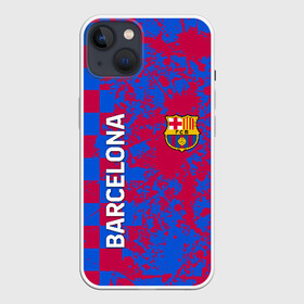 Чехол для iPhone 13 с принтом BARCELONA в Новосибирске,  |  | barca | barsa | barselona | fc barcelona | leo messi | neimar | neymar | барселона | лионель месси | неймар | нэмар | футбол.