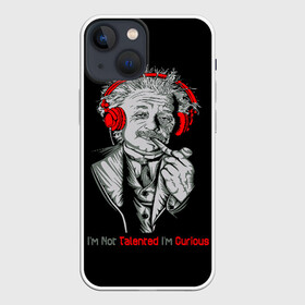 Чехол для iPhone 13 mini с принтом Альберт Эйнштейн в Новосибирске,  |  | Тематика изображения на принте: albert einstein | biography | genius | history | physics | relativity | science | альберт эйнштейн | биография | гений | история | наука | относительность | физика