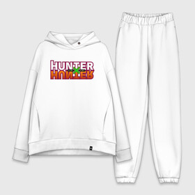 Женский костюм хлопок Oversize с принтом Лого Hunter в Новосибирске,  |  | gone | hunter x hunter | hunterxhunter | killua | гон | хантер х хантер