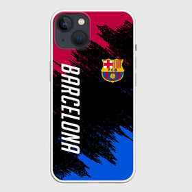 Чехол для iPhone 13 с принтом FC BARCELONA в Новосибирске,  |  | barcelona | fc barca | барка | барселона