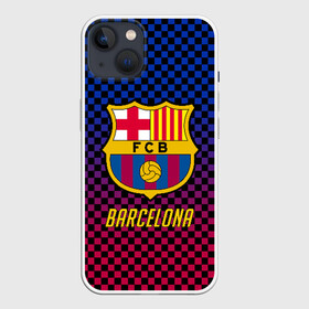 Чехол для iPhone 13 с принтом FC BARCELONA в Новосибирске,  |  | barcelona | fc barca | барка | барселона