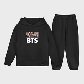 Детский костюм хлопок Oversize с принтом BTS в Новосибирске,  |  | army | bangtan boys | beyond the scene | bts | k pop | kpop | love yourself | бтс | к поп