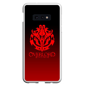 Чехол для Samsung S10E с принтом OVERLORD в Новосибирске, Силикон | Область печати: задняя сторона чехла, без боковых панелей | overlord | оверлорд