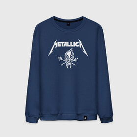 Мужской свитшот хлопок с принтом METALLICA в Новосибирске, 100% хлопок |  | metallica | metallica logo | rock | метал группа | металл | металлика логотип | музыка | рок | трэш метал | хеви метал