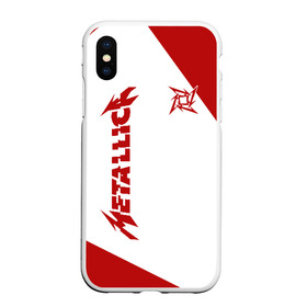 Чехол для iPhone XS Max матовый с принтом Metallica в Новосибирске, Силикон | Область печати: задняя сторона чехла, без боковых панелей | album | black | concert | heavy | kirk | metal | metallica | music | rock | tolls | джеймс хэтфилд | кирк хэмметт | клифф бёртон | ларс ульрих | метал | металлика | трэш