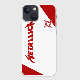 Чехол для iPhone 13 mini с принтом Metallica в Новосибирске,  |  | album | black | concert | heavy | kirk | metal | metallica | music | rock | tolls | джеймс хэтфилд | кирк хэмметт | клифф бёртон | ларс ульрих | метал | металлика | трэш