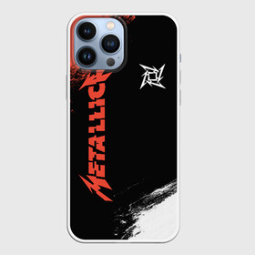 Чехол для iPhone 13 Pro Max с принтом Metallica в Новосибирске,  |  | Тематика изображения на принте: album | black | concert | heavy | kirk | metal | metallica | music | rock | tolls | джеймс хэтфилд | кирк хэмметт | клифф бёртон | ларс ульрих | метал | металлика | трэш