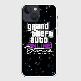 Чехол для iPhone 13 mini с принтом GTA 5 Online: CASINO в Новосибирске,  |  | auto | casino | diamond | grand | gta | gta5 | poker | rockstar | theft | алмаз | бриллиант | брильянт | гта | гта5 | казино | карты | покер | рокстар | рулетка | тревор