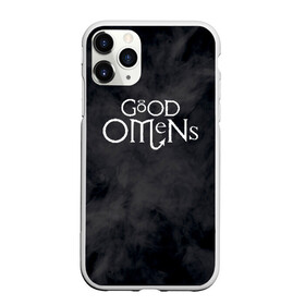 Чехол для iPhone 11 Pro матовый с принтом GOOD OMENS (КРЫЛЬЯ) в Новосибирске, Силикон |  | good omens | благие знамения | терри пратчетт