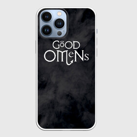 Чехол для iPhone 13 Pro Max с принтом GOOD OMENS (КРЫЛЬЯ) в Новосибирске,  |  | good omens | благие знамения | терри пратчетт