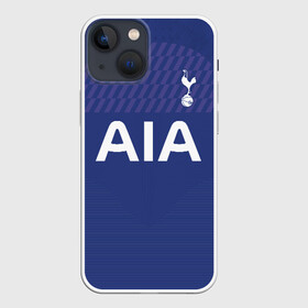 Чехол для iPhone 13 mini с принтом Tottenham away 19 20 в Новосибирске,  |  | barclays | champions | england | hotspur | kane | league | tottenham | англия | кейн | лига | тоттенхэм | хотспур | чемпионов | шпоры