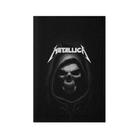 Обложка для паспорта матовая кожа с принтом Metallica в Новосибирске, натуральная матовая кожа | размер 19,3 х 13,7 см; прозрачные пластиковые крепления | metalica | metallica | группа | джеймс хэтфилд | кирк хэмметт | ларс ульрих | метал | металика | металлика | миталика | музыка | роберт трухильо | рок | трэш | трэшметал | хард | хеви