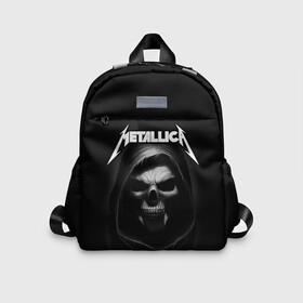 Детский рюкзак 3D с принтом Metallica в Новосибирске, 100% полиэстер | лямки с регулируемой длиной, сверху петелька, чтобы рюкзак можно было повесить на вешалку. Основное отделение закрывается на молнию, как и внешний карман. Внутри дополнительный карман. По бокам два дополнительных кармашка | metalica | metallica | группа | джеймс хэтфилд | кирк хэмметт | ларс ульрих | метал | металика | металлика | миталика | музыка | роберт трухильо | рок | трэш | трэшметал | хард | хеви