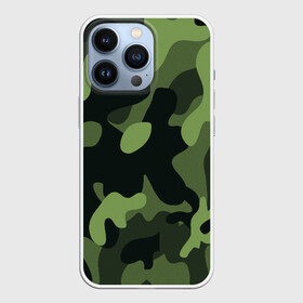 Чехол для iPhone 13 Pro с принтом Камуфляж в Новосибирске,  |  | 23 февраля | black | camouflage | february 23 | khaki | military | soldier | военный | камуфляж | солдат | фиолетовый | хаки | черный