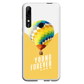 Чехол для Honor P Smart Z с принтом BTS Young Forever в Новосибирске, Силикон | Область печати: задняя сторона чехла, без боковых панелей | Тематика изображения на принте: balloon | bangtan boys | beyond the scene | boyband | boys | bts | chin | chonguk | edm | emblem | hip hop | jimin | jj hope | k pop | logo | rb | rm | shuga | south korean | wee | бойбенд | ви | воздушный шар | джей хоуп | логотип | мальчики | сюга