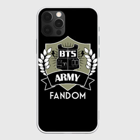 Чехол для iPhone 12 Pro Max с принтом BTS Army Fandom в Новосибирске, Силикон |  | army | bangtan boys | beyond the scene | boys | bts | chin | edm | emblem | fandom | fans | hieroglyphs | hip hop | jimin | k pop | logo | rainbow | rb | rm | south korean | армия | бойбенд | ви | джей хоуп | иероглифы | логотип | мальчики | радуга 