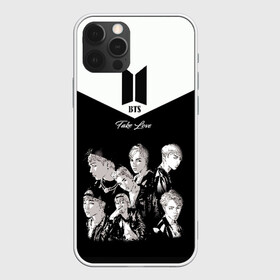 Чехол для iPhone 12 Pro с принтом BTS Take love  в Новосибирске, силикон | область печати: задняя сторона чехла, без боковых панелей | bangtan boys | beyond the scene | boyband | boys | bts | chin | chonguk | edm | emblem | hip hop | jimin | jj hope | k pop | logo | r  b | rm | south korean | suga | wee | бойбенд | ви | возьми | джей хоуп | логотип | любовь | мальчики | сюга | хип 