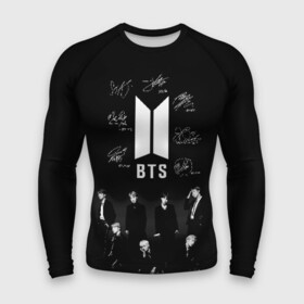 Мужской рашгард 3D с принтом BTS в Новосибирске,  |  | autographs | bangtan boys | beyond the scene | boyband | boys | bts | chin | chonguk | edm | emblem | hip hop | jimin | jj hope | k pop | logo | rb | rm | shuga | south korean | wee | автографы | бойбенд | ви | джей хоуп | логотип | мальчики | сюга 