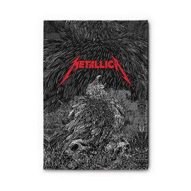 Обложка для автодокументов с принтом Metallica в Новосибирске, натуральная кожа |  размер 19,9*13 см; внутри 4 больших “конверта” для документов и один маленький отдел — туда идеально встанут права | american | bird | eagle | james hetfield | kirk hammett | lars ulrich | metal band | metallica | red eye | robert trujillo | scream | skull | американская | джеймс хетфилд | кирк хэмметт | красный глаз | крик | ларс ульрих | метал группа | метал