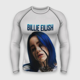 Мужской рашгард 3D с принтом BILLIE EILISH в Новосибирске,  |  | ayelish | bad guy | bellyache | bilie eilish | bilie elish | billie | billie eilish | eilish | electronic | elish | music | били айлиш | билли айлиш | эйлиш | элиш