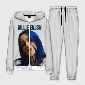 Мужской костюм 3D с принтом BILLIE EILISH в Новосибирске, 100% полиэстер | Манжеты и пояс оформлены тканевой резинкой, двухслойный капюшон со шнурком для регулировки, карманы спереди | ayelish | bad guy | bellyache | bilie eilish | bilie elish | billie | billie eilish | eilish | electronic | elish | music | били айлиш | билли айлиш | эйлиш | элиш