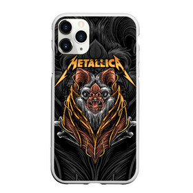 Чехол для iPhone 11 Pro матовый с принтом Metallica в Новосибирске, Силикон |  | american | bat | bones | emblem | fangs | james hetfield | kirk hammett | metal band | metallica | mouse | music | rock | vampire | американская | вампир | джеймс хетфилд | кирк хэмметт | клыки | кости | ларс ульрих | летучая | метал группа | мет