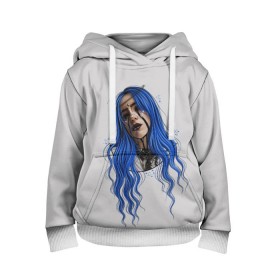 Детская толстовка 3D с принтом BILLIE EILISH в Новосибирске, 100% полиэстер | двухслойный капюшон со шнурком для регулировки, мягкие манжеты на рукавах и по низу толстовки, спереди карман-кенгуру с мягким внутренним слоем | ayelish | bad guy | bellyache | bilie eilish | bilie elish | billie | billie eilish | eilish | electronic | elish | music | били айлиш | билли айлиш | эйлиш | элиш