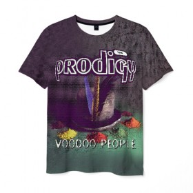 Мужская футболка 3D с принтом The Prodigy в Новосибирске, 100% полиэфир | прямой крой, круглый вырез горловины, длина до линии бедер | prodigy | voodoo people | продиджи