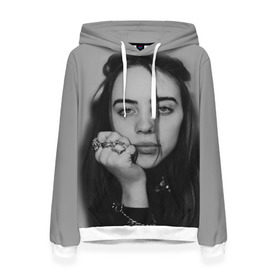 Женская толстовка 3D с принтом BILLIE EILISH в Новосибирске, 100% полиэстер  | двухслойный капюшон со шнурком для регулировки, мягкие манжеты на рукавах и по низу толстовки, спереди карман-кенгуру с мягким внутренним слоем. | ayelish | bad guy | bellyache | bilie eilish | bilie elish | billie | billie eilish | eilish | electronic | elish | music | били айлиш | билли айлиш | эйлиш | элиш