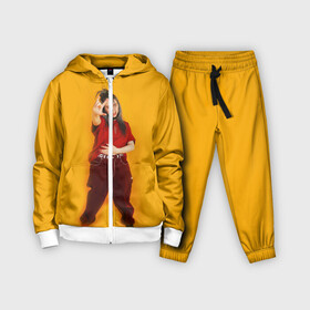 Детский костюм 3D с принтом BILLIE EILISH в Новосибирске,  |  | ayelish | bad guy | bellyache | bilie eilish | bilie elish | billie | billie eilish | eilish | electronic | elish | music | били айлиш | билли айлиш | эйлиш | элиш