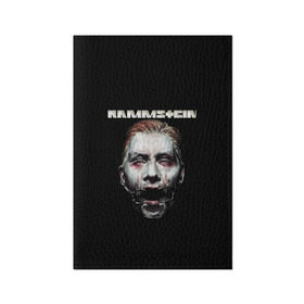 Обложка для паспорта матовая кожа с принтом Rammstein в Новосибирске, натуральная матовая кожа | размер 19,3 х 13,7 см; прозрачные пластиковые крепления | amerika | art | germany | logo | rammstein | rock | till lindemann | арт | германия | группа | логотип | музыка | немецкая группа | немцы | песня | раммштайн | рамштайн | рок