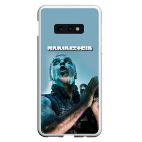 Чехол для Samsung S10E с принтом Rammstein в Новосибирске, Силикон | Область печати: задняя сторона чехла, без боковых панелей | amerika | art | germany | logo | rammstein | rock | till lindemann | арт | германия | группа | логотип | музыка | немецкая группа | немцы | песня | раммштайн | рамштайн | рок