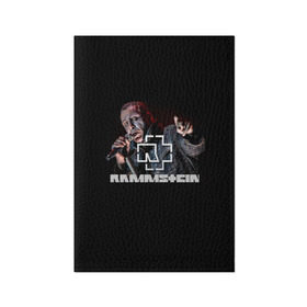 Обложка для паспорта матовая кожа с принтом Rammstein в Новосибирске, натуральная матовая кожа | размер 19,3 х 13,7 см; прозрачные пластиковые крепления | amerika | art | germany | logo | rammstein | rock | till lindemann | арт | германия | группа | логотип | музыка | немецкая группа | немцы | песня | раммштайн | рамштайн | рок