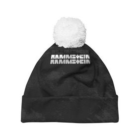 Шапка 3D c помпоном с принтом Rammstein в Новосибирске, 100% полиэстер | универсальный размер, печать по всей поверхности изделия | amerika | art | germany | logo | rammstein | rock | till lindemann | арт | германия | группа | логотип | музыка | немецкая группа | немцы | песня | раммштайн | рамштайн | рок