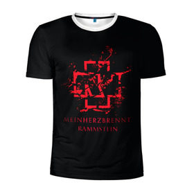 Мужская футболка 3D спортивная с принтом Rammstein в Новосибирске, 100% полиэстер с улучшенными характеристиками | приталенный силуэт, круглая горловина, широкие плечи, сужается к линии бедра | amerika | art | germany | logo | rammstein | rock | till lindemann | арт | германия | группа | логотип | музыка | немецкая группа | немцы | песня | раммштайн | рамштайн | рок