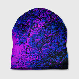 Шапка 3D с принтом Брызги краски в Новосибирске, 100% полиэстер | универсальный размер, печать по всей поверхности изделия | брызги | брызги красок | краска | красочные | пятна | пятна краски | цветные | яркие