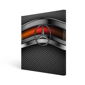 Холст квадратный с принтом Mercedes-Benz Metal в Новосибирске, 100% ПВХ |  | mercedes | mercedes benz | авто | железо | кольчуга | лого авто | мерс | мерседес | метал | металлическая | сетка | сталь | цепи