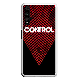 Чехол для Honor 20 с принтом CONTROL в Новосибирске, Силикон | Область печати: задняя сторона чехла, без боковых панелей | Тематика изображения на принте: 2019 | bureau | control | courtney | faden | game | games | hiss | hope | jesse | remedy | shooter | бюро | джесси | игра | игры | контрол | кортни | фейденс | фэйден | хоуп | шипящие | шутер