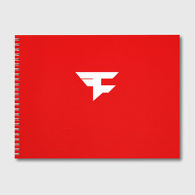 Альбом для рисования с принтом FAZE CLAN в Новосибирске, 100% бумага
 | матовая бумага, плотность 200 мг. | astralis | awp | counter strike | cs go | cs go global offensive | faze clan | hyper beast | team liquid | астралис | тим ликвид | фейз клан | хайпер бист