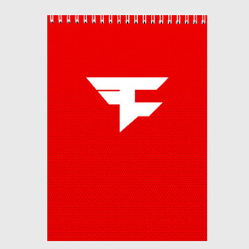 Скетчбук с принтом FAZE CLAN в Новосибирске, 100% бумага
 | 48 листов, плотность листов — 100 г/м2, плотность картонной обложки — 250 г/м2. Листы скреплены сверху удобной пружинной спиралью | astralis | awp | counter strike | cs go | cs go global offensive | faze clan | hyper beast | team liquid | астралис | тим ликвид | фейз клан | хайпер бист