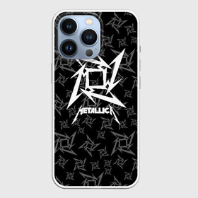 Чехол для iPhone 13 Pro с принтом METALLICA в Новосибирске,  |  | Тематика изображения на принте: metallica | metallica logo | rock | метал группа | металл | металлика логотип | музыка | рок | трэш метал | хеви метал