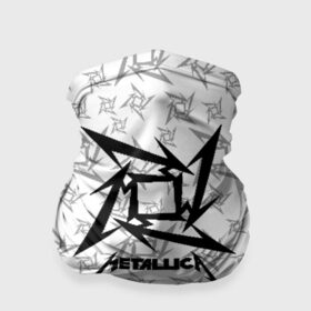 Бандана-труба 3D с принтом METALLICA в Новосибирске, 100% полиэстер, ткань с особыми свойствами — Activecool | плотность 150‒180 г/м2; хорошо тянется, но сохраняет форму | Тематика изображения на принте: metallica | metallica logo | rock | метал группа | металл | металлика логотип | музыка | рок | трэш метал | хеви метал