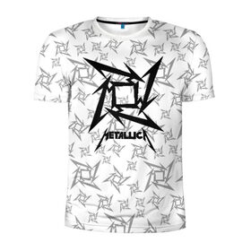 Мужская футболка 3D спортивная с принтом METALLICA в Новосибирске, 100% полиэстер с улучшенными характеристиками | приталенный силуэт, круглая горловина, широкие плечи, сужается к линии бедра | metallica | metallica logo | rock | метал группа | металл | металлика логотип | музыка | рок | трэш метал | хеви метал