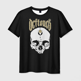Мужская футболка 3D с принтом DEFTONES в Новосибирске, 100% полиэфир | прямой крой, круглый вырез горловины, длина до линии бедер | deftones | metal | rock | метал | рок
