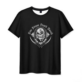 Мужская футболка 3D с принтом Five Finger Death Punch в Новосибирске, 100% полиэфир | прямой крой, круглый вырез горловины, длина до линии бедер | Тематика изображения на принте: 5fdp | ffdp | five finger | five finger death | five finger death punch | metal | rock | метал | рок