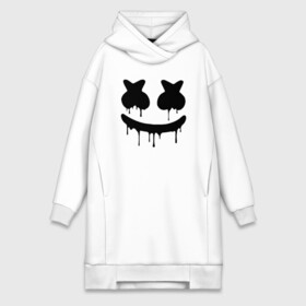 Платье-худи хлопок с принтом MARSHMELLO MELT в Новосибирске,  |  | america | dj | marshmello | melt | usa | америка | маршмелло