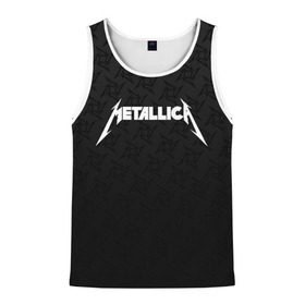 Мужская майка 3D с принтом METALLICA в Новосибирске, 100% полиэстер | круглая горловина, приталенный силуэт, длина до линии бедра. Пройма и горловина окантованы тонкой бейкой | lindemann | lm | rammstein | rock | кристиан лоренц | линдеманн | лм | музыка | рамштайн | рок | тилль линдеманн